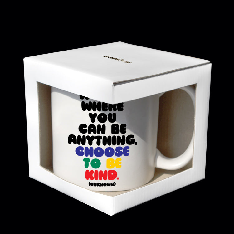 "choose to be kind" mug
