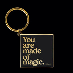 "made of magic" keychain