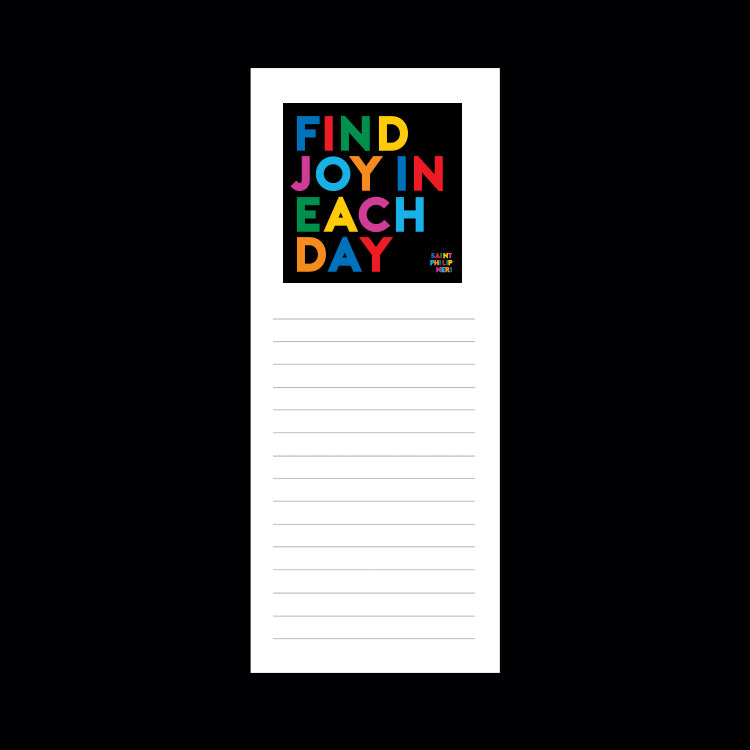 "find joy" list pad