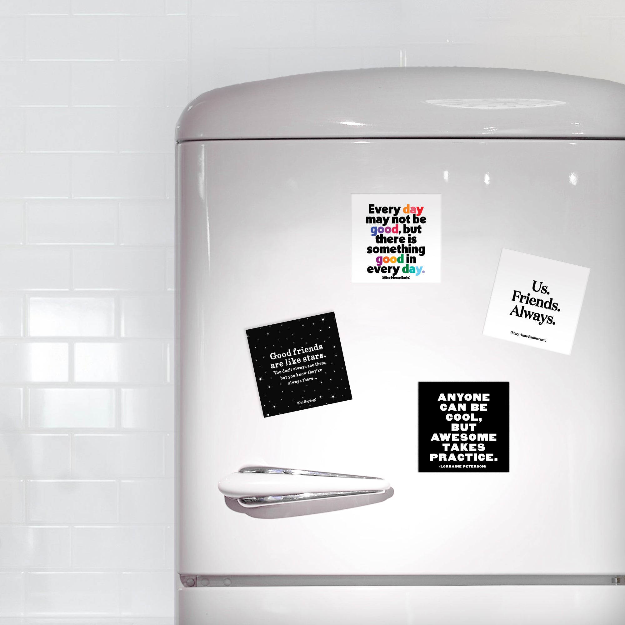 anyone can be cool" magnet – quotable