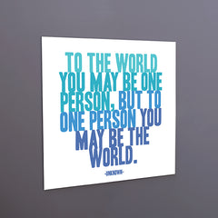 "to the world" magnet