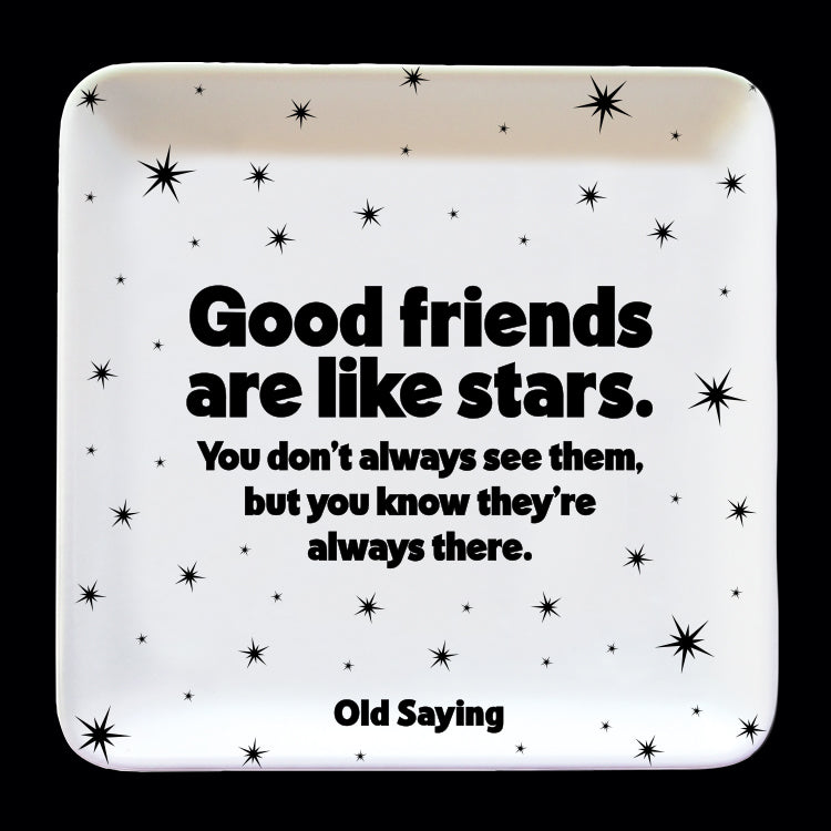 "good friends" trinket dish