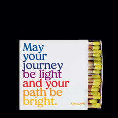 "journey be light" matchbox