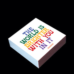 "world is brighter" matchbox