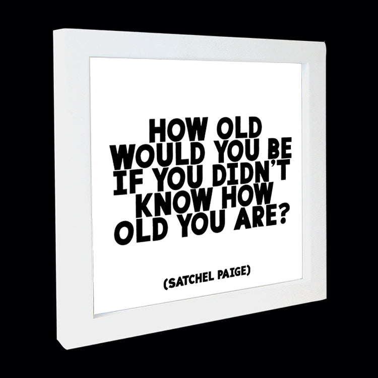 "how old would you be" card