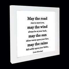 "may the road rise" card