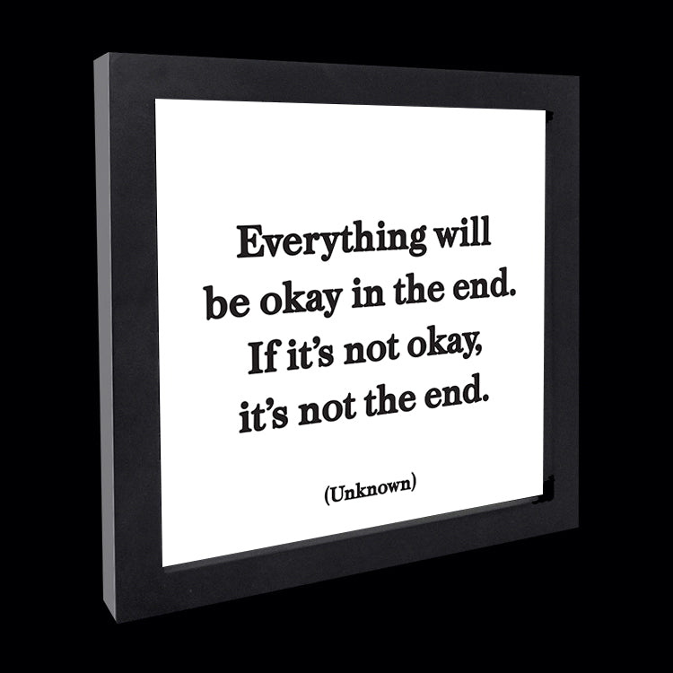 "everything will be okay" card