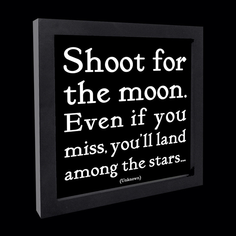 "shoot for the moon" card