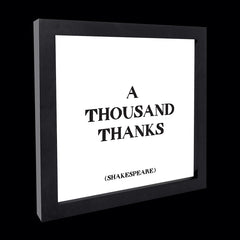 "a thousand thanks" card