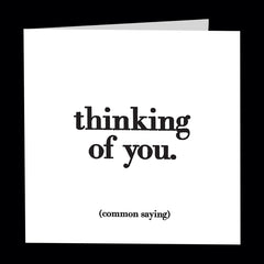 "thinking of you" card