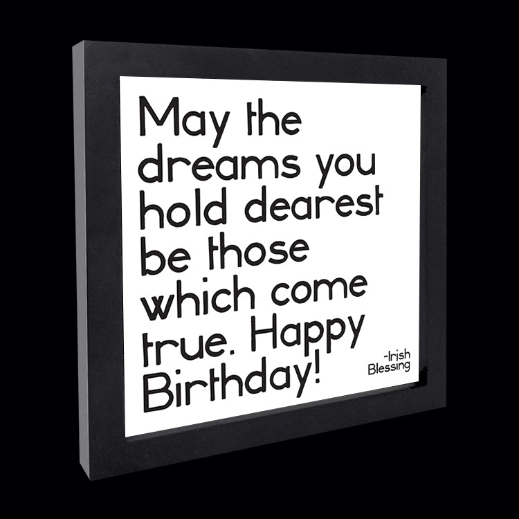 "may the dreams you hold" card