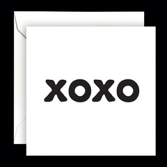 "xoxo" card