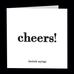 "cheers!" card