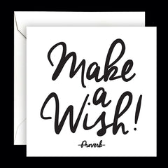 "make a wish!" card
