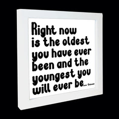 "oldest you have ever been" card