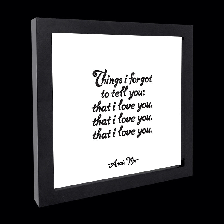 "things i forgot to tell you" card