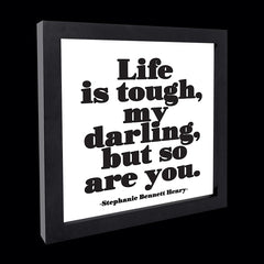 "life is tough" card