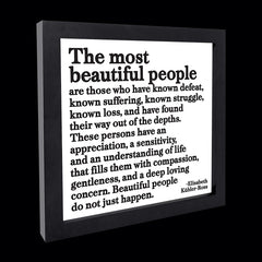 "the most beautiful people" card