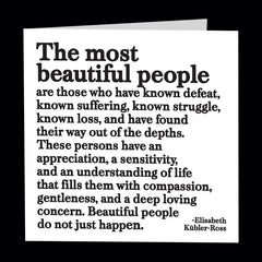 "the most beautiful people" card