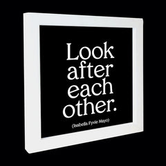 "look after each other" card