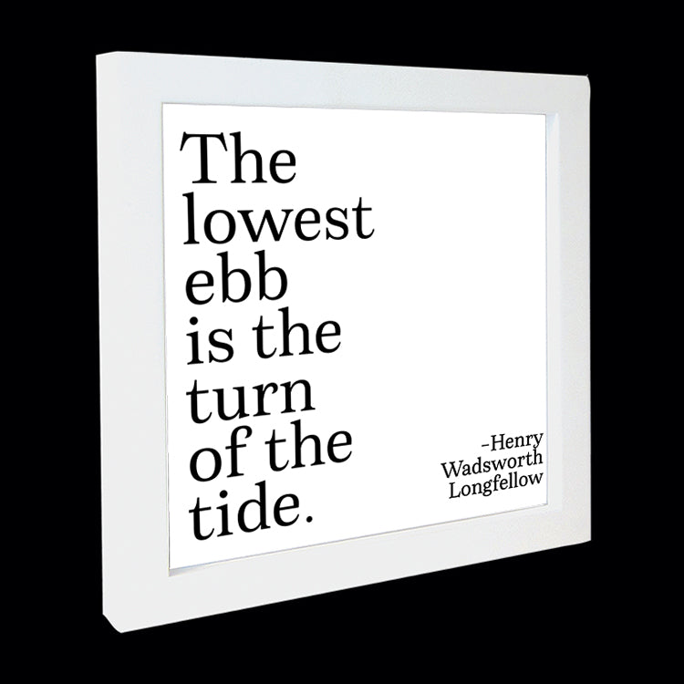 "the lowest ebb" card