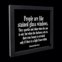 "stained glass windows" card