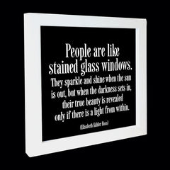 "stained glass windows" card