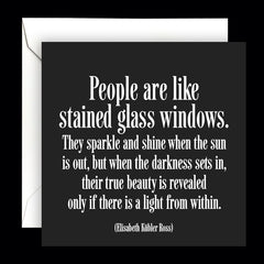 "stained glass windows" card