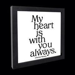 "my heart is with you always" card