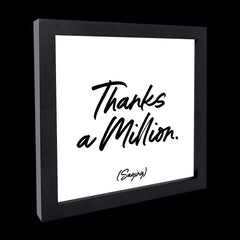 "thanks a million" card