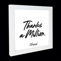 "thanks a million" card