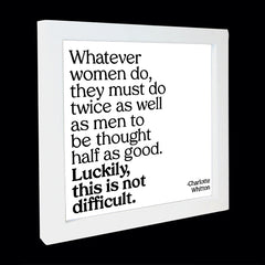 "whatever women do" card