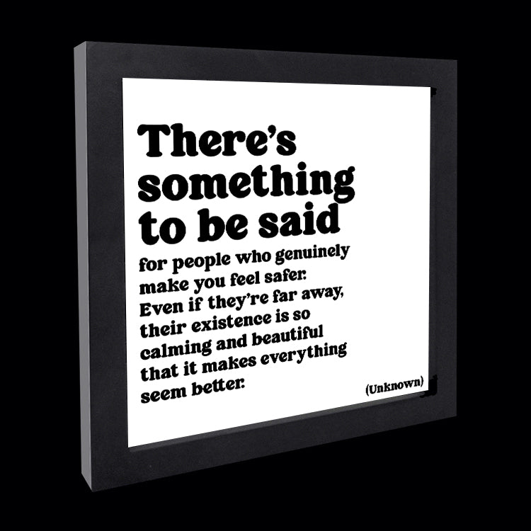 "something to be said" card