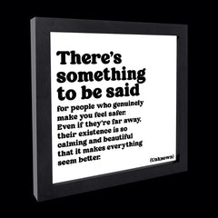 "something to be said" card