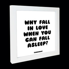 "why fall in love" card