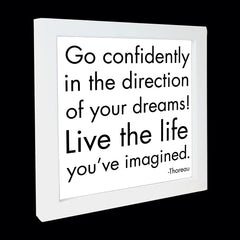 "go confidently" card