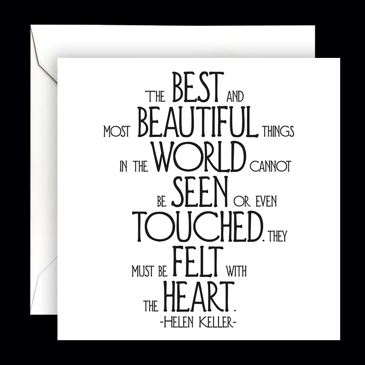 helen keller quotes the best and most beautiful things