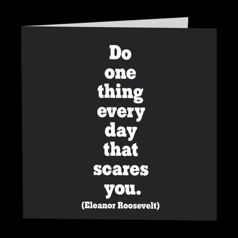 "do one thing" card