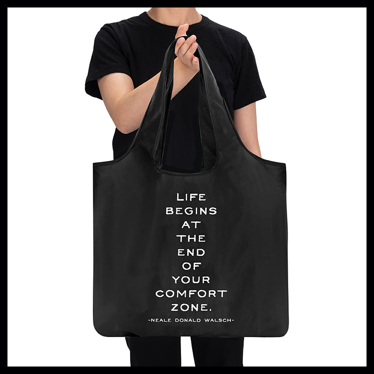 "comfort zone" reusable bag