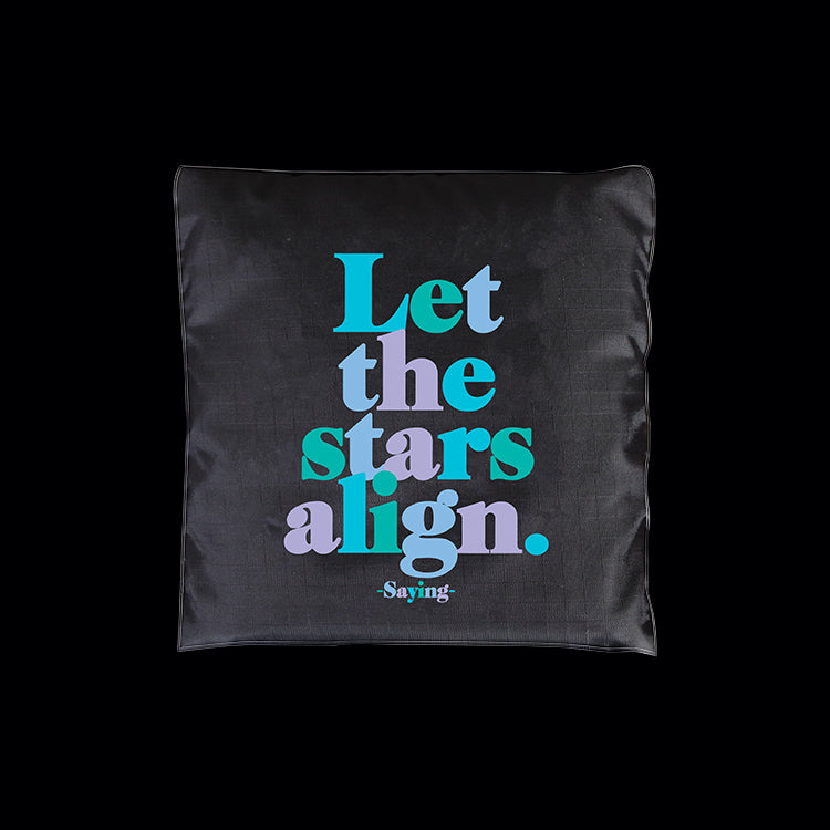 "let the stars align" reusable bag