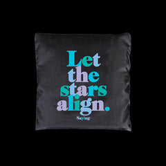 "let the stars align" reusable bag