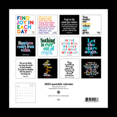 2023 quotable calendar