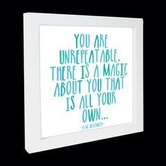 "you are unrepeatable" card