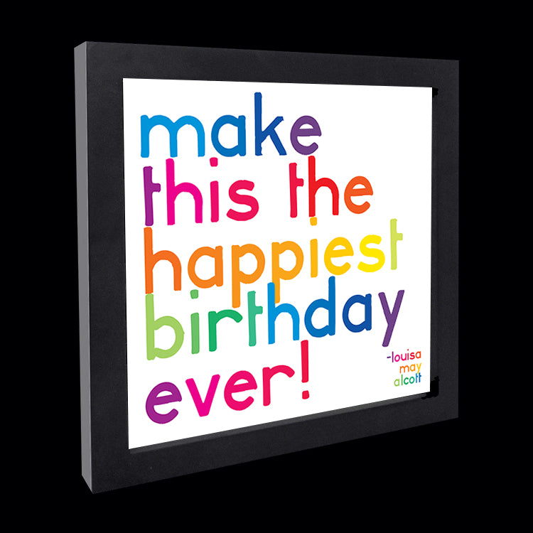 "happiest birthday ever" card
