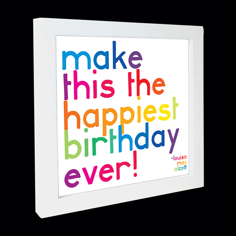 "happiest birthday ever" card