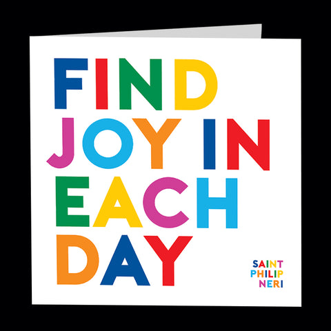 "find joy" card