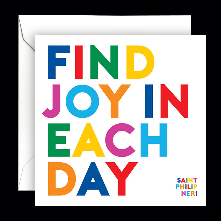 "find joy" card