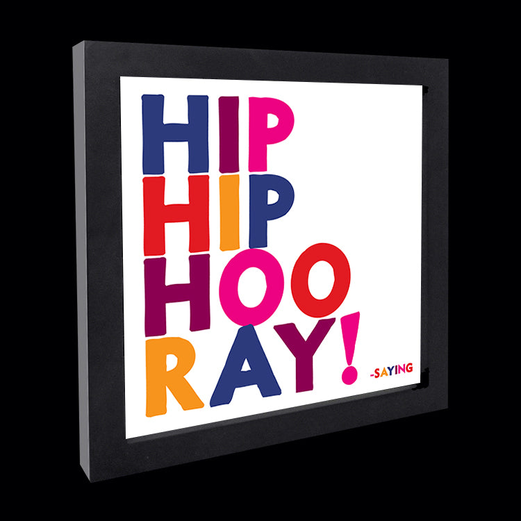 "hip hip hooray!" card