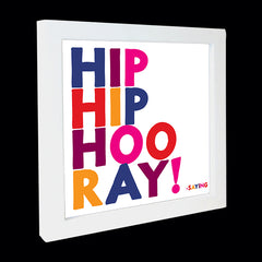 "hip hip hooray!" card