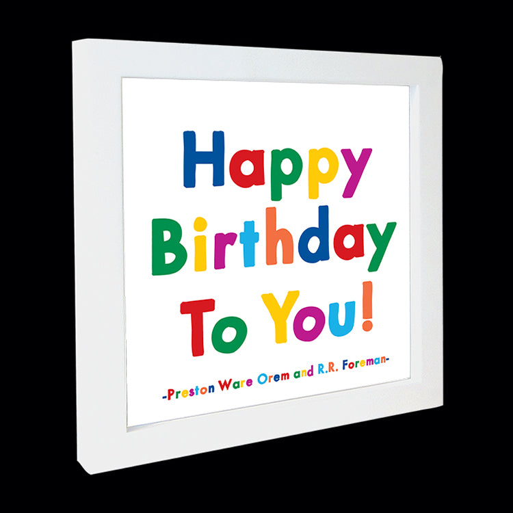 "happy birthday to you!" card